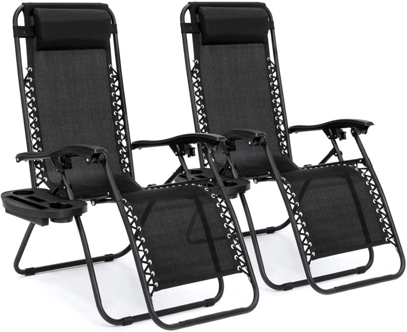 Bestchoice Adjustable Folding Camping Chair with Tray