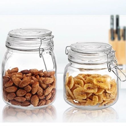 3L Big Size Jar round Glass Storage Jar with Lid