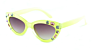 Bogoo Personalized Diamond Inlaid Children's Sunglasses Exquisite Cat's Eye Sunglasses Water Diamond Children's Sunglasses