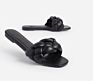 Four-Color Sponge Woven Slippers Flat-Heel Women Woven Slippers