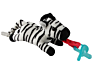 Large Doll Baby Boy Girl Dummy Pacifier Chain Clip Plush Animal Toys Soother Nipples Holder (Not Include Pacifier)