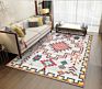 Botanical America Transitional Indoor and Outdoor Dark Colors Area Rug