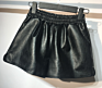 Girls' High Waist Pu Shorts Autumn and Trend Loose Leather Pants Outer Shorts