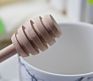 Mixing Wooden Coffee Stir Bar Kitchen Tools Long Handle Spiral Honey Dipper Honey Stick Practical Spoon