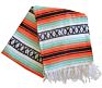 Polyester Cotton Baja Falsa Beach Home Throw Traditional Mexican Yoga Blanket