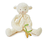 Plush Animal Baby Silicone Pacifier / Pacifier with Plush Toy Lamb