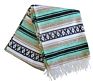 Polyester Cotton Baja Falsa Beach Home Throw Traditional Mexican Yoga Blanket