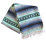 Polyester Cotton Baja Falsa Beach Home Throw Traditional Mexican Yoga Blanket