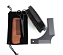 Men Beard Bristle Brush Beard Folding Comb Grooming Trimming Kit Beard Care Set for Men