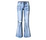 Ripped Wide Leg Boutique Big Size Loose Torn Jeans