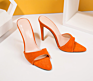 769-1 European and American Women Pure Color Pointed Toe Thin Heel Women's High Heels Club Sandals Casual High Heels
