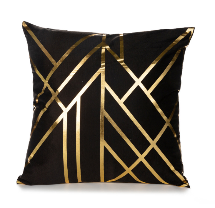 Gold-Stamping European Classical Pillowcase Cushion Cover