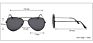 Polarized Sunglasses Metal Pilot Sunglasses