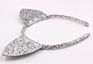 Sweet Sliver Glitter Cat Ear Headband Halloween Headband Animal Headband