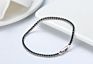 custom black CZ tennis chain bracelet