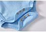 Organic Cotton Long-Sleeve Infant Triangle Rompers Side Snap Onesie Kimono Bodysuit