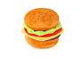 Pet Toys Set Stuffed Fries Hamburger Fried Chicken Dog Squeaky Interactive Chew Dog Toys for Pet Toys