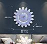 Beaufitul Fresh Sunflower Modern Wall Clock Botanical Yellow Flower Wall Art Natural Home Decor Helianthus Hanging Timepieces