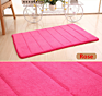 Home Bath Mat Non-Slip Bathroom Carpet Soft Coral Fleece Memory Foam Rug Mat Kitchen Toilet Floor Decor