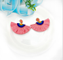 colorful stud earrings