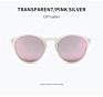 Recycled Plastic Sunglasses Face Shield Unisex round Sunglasses Black Vintage Polarized Sunglasses