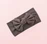Organic Cotton Bow Knot Knitted Ribbed Baby Headband for Babies