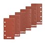 185*93Mm Angle Grinder Sanding Disc 8 Holes Square Sanding Paper Rectangular Sanding Sheet