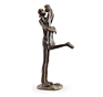 Morden Resin Wedding Couple Casted Bronze Sculpture