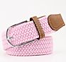 3517 Woven Braided Elastic Waist Belt Woman Leisure Elastic Sport Belt