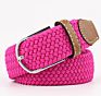 3517 Woven Braided Elastic Waist Belt Woman Leisure Elastic Sport Belt