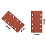 185*93Mm Angle Grinder Sanding Disc 8 Holes Square Sanding Paper Rectangular Sanding Sheet