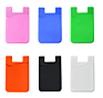 All Mobile Phones Compatible Adhesive Pocket Silicone Card Holder for Phone
