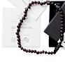 Baltic Amber Adult Necklace Baroque Style Beads Cherry Colour with Raw Finish from the Real Natural Baltic Amber