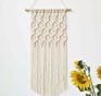 Small Size Handmade Bohemian Wedding Backdrop for Home Art Decor Macrame Wall Hanging