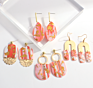 Handmade Clay Earrings Newest Geometric Polymer Clay Earrings Drop Dangle Pendant Earrings for Girls