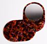 Mini Colorful Acetic Acid Folding Makeup Mirror Exquisite Acetic Acid Plate round Small Mirror Stuffed Small Bag Mirror