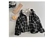 Boys Shirts Plaid Black Blue Casual Kids Tops Children's Clothes