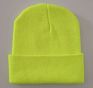 Neon Color Beanie for Adult Knitted Blank Beanie Accept Your Logo Colorful Beanie in Stock