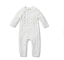 100% Cotton Cable Knit Sweater Romper Baby Clothes For