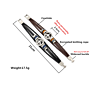 Vintage Alloy Peace Sign Multi-Layer Beaded Baided Leather Bracelets for Men Student Accessories