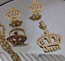 Accessories Big Diamond Crown Jewelry Set with Queen