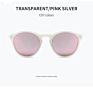 Recycled Plastic Sunglasses Face Shield Unisex round Sunglasses Black Vintage Polarized Sunglasses