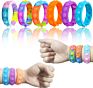 Stress Set Silicone Rainbow Sensory Fun Kid Band Pulseira Watch Wristband Pulsera Push Bubble Pop Fidget Toy Bracelet