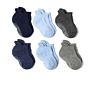 Baby Toddler Grip Ankle Socks 6 Pairs Non Slip/Skid Covered Combed Cotton Socks