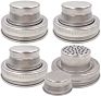 Kitchen Use Regular Mouth 70Mm Stainless Steel Mason Jar Spice Shaker Lids