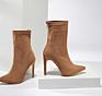 Fashion ladies  sexy stiletto suede  High Heel  Ankle Boots