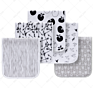 Newborn 5 Pack Organic Cotton Baby Muslin Burp Cloth Baby Burp Cloths