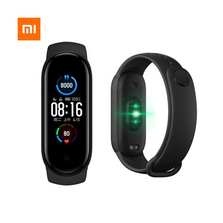 Xiaomi Mi Band 5 6 Smart Bracelet Nfc Wireless Waterproof Amoled Screen Heart Rate Fitness Tracker Mi Band 5 6