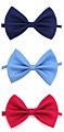 Cat Bows Pet Accessories Puppy Print Solid Dog Bow Collar