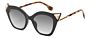 Popular Retro Rhinoceros Horn Shape Cat -Eye Frame Sunglasses for Women and Men